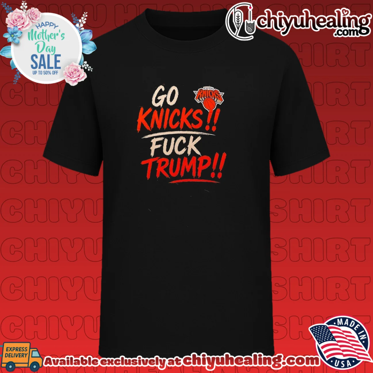New York Knicks go Knicks fuck Trump