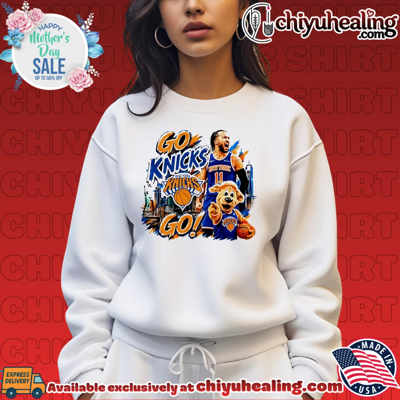 New York Knicks Go Knicks Jalen Brunson graphic statement shirt & hoodie - Perfect Fan Gift New York Knicks Go Knicks Jalen Brunson graphic