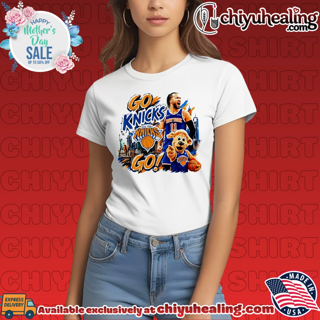 New York Knicks Go Knicks Jalen Brunson graphic statement shirt & hoodie - Perfect Fan Gift New York Knicks Go Knicks Jalen Brunson graphic