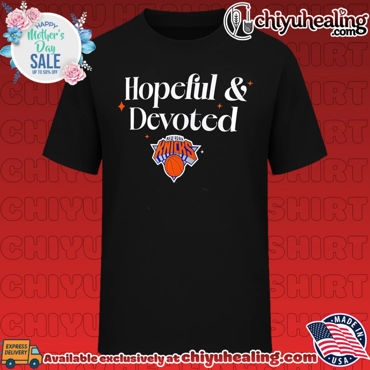 New York Knicks hopeful and devoted logo shirt