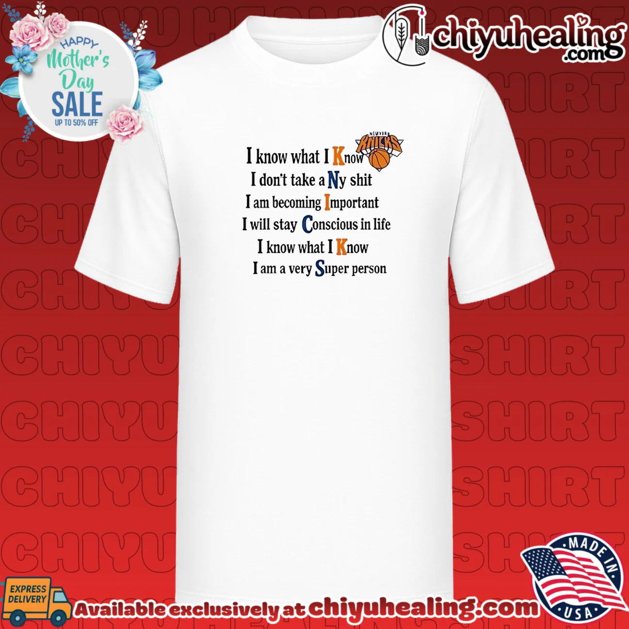 New York Knicks I know what I know I don't takea Ny shit
