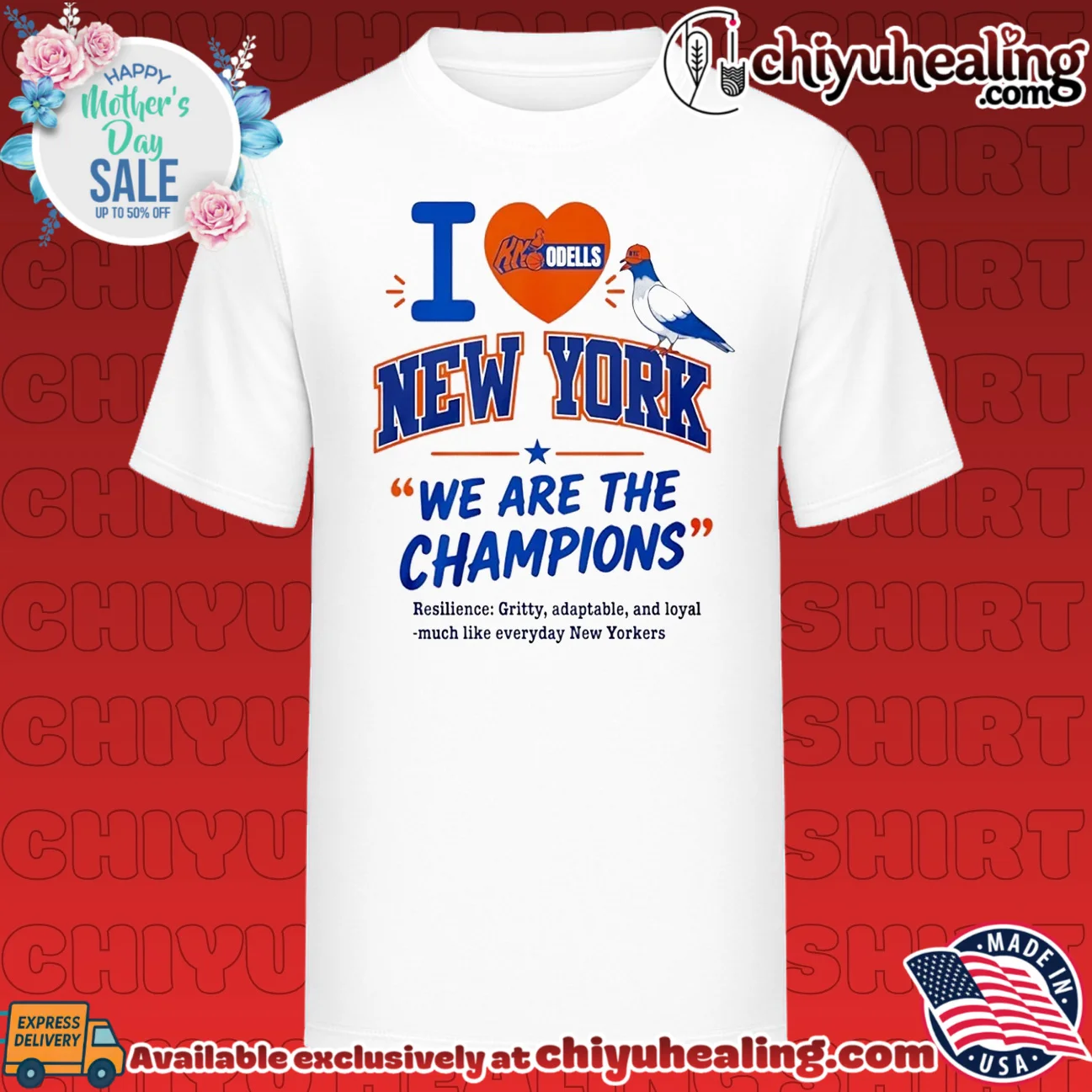 New York Knicks I Love NY we are the Champions Knodells Pigeon NYC Resilience shirt & hoodie