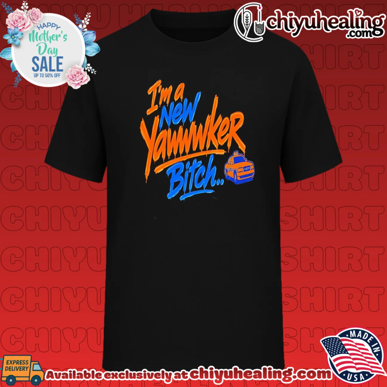 New York Knicks I'm a New Yawwker Bitch with Taxi NYC City Life shirt & hoodie