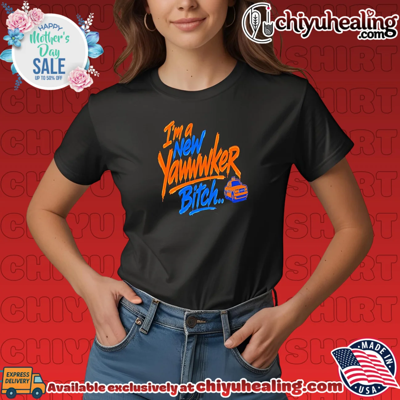 New York Knicks I'm a New Yawwker Bitch with Taxi NYC City Life shirt & hoodie New York Knicks I'm a New Yawwker Bitch with Taxi NYC City Life shirt & hoodie