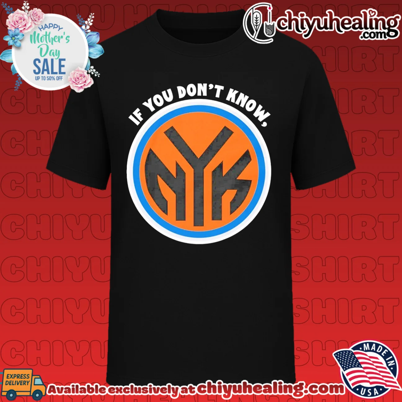 New York Knicks If You Don't Know Now You Know logo