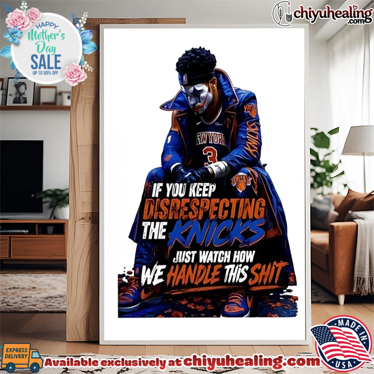 New York Knicks if you keep disrespecting the Knicks just watch how we handle this shit shirt & hoodie New York Knicks if you keep disrespecting the Knicks just watch how we handle this shit shirt & hoodie