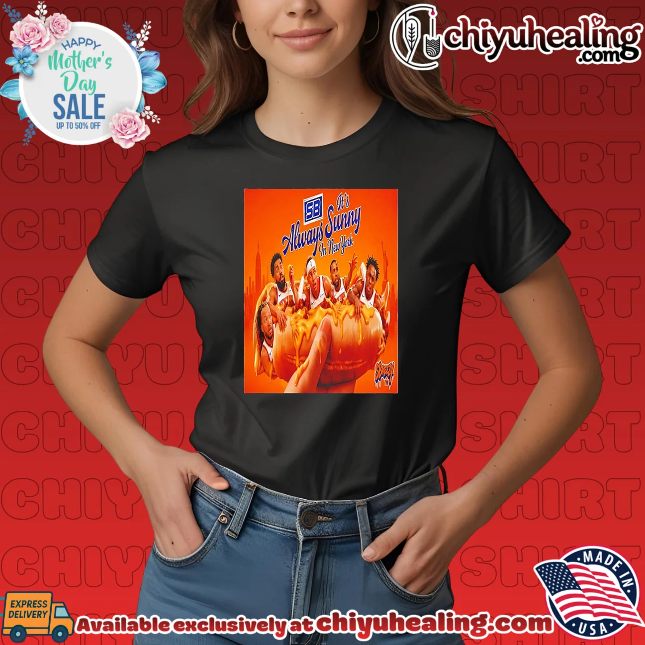New York Knicks it's always sunny in New York shirt authentic shirt & hoodie | Limited Stock Edition New York Knicks it's always sunny in New York shirt