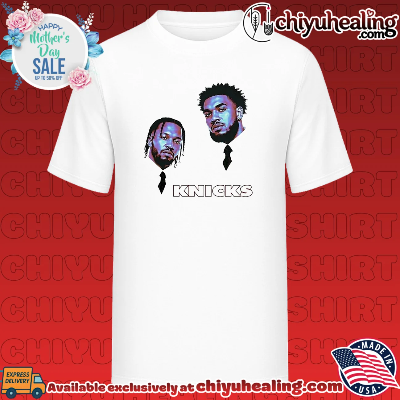 New York Knicks Jalen Brunson and Josh Hart portrait