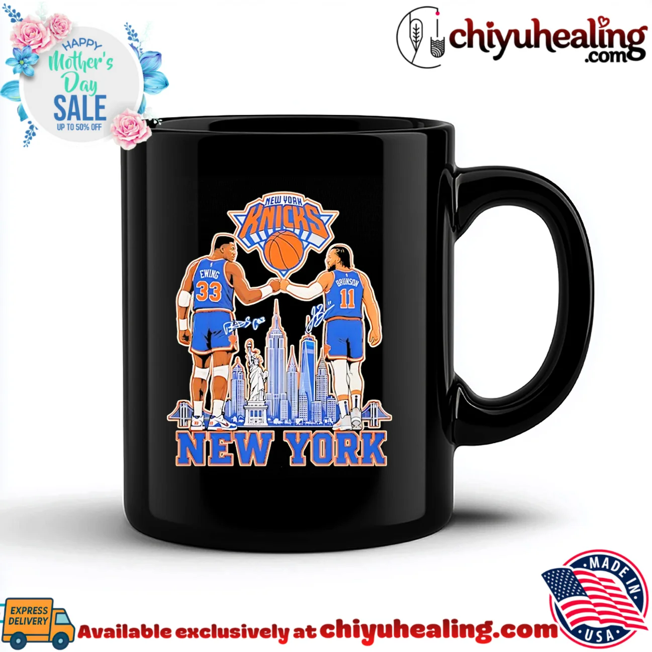 New York Knicks Jalen Brunson and Patrick Ewing illustration vintage shirt & hoodie - Ultimate Gift Edition New York Knicks Jalen Brunson and Patrick Ewing illustration