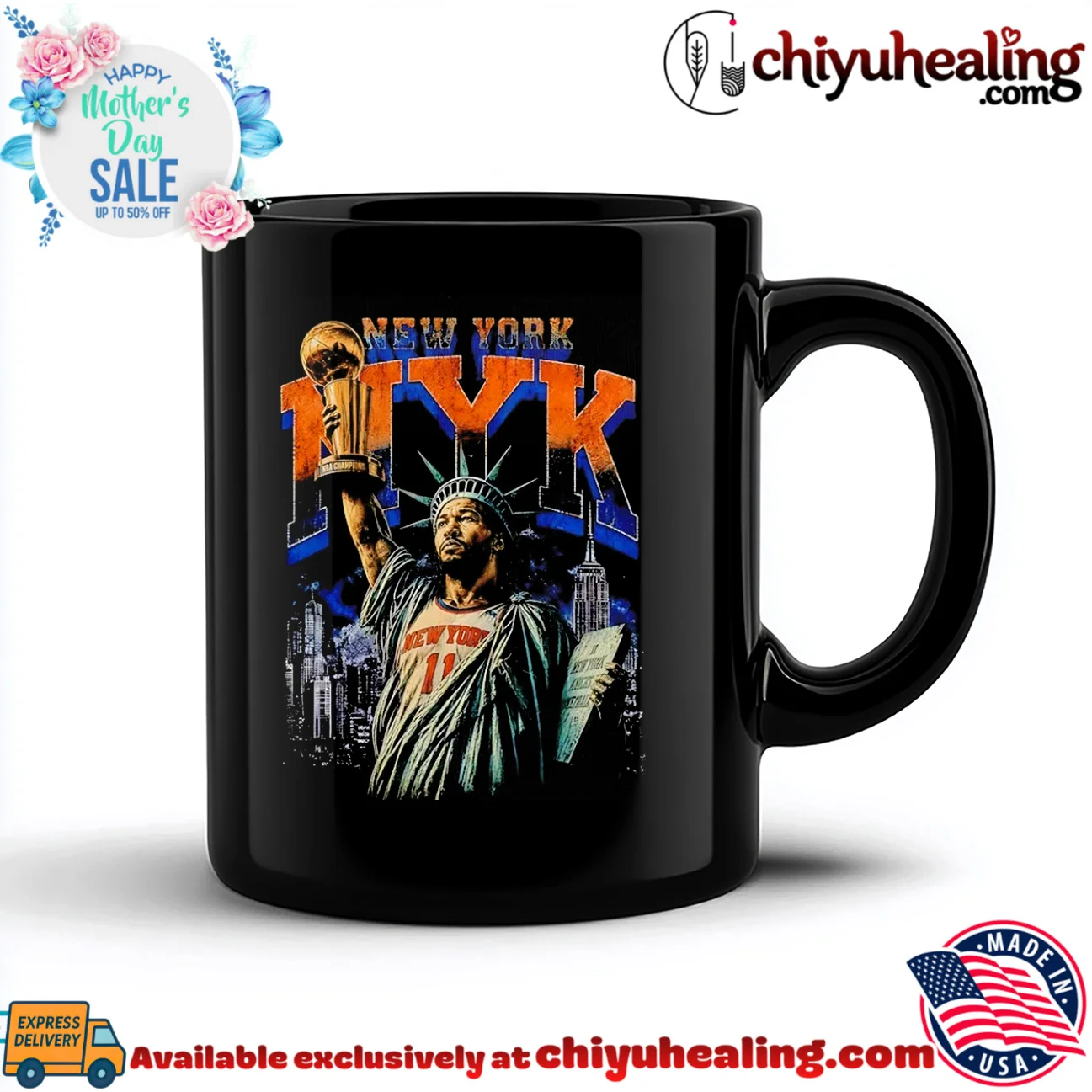 New York Knicks Jalen Brunson as Statue of Liberty holding trophy vintage masterpiece shirt & hoodie | Exclusive Fan Gear New York Knicks Jalen Brunson as Statue of Liberty holding trophy vintage