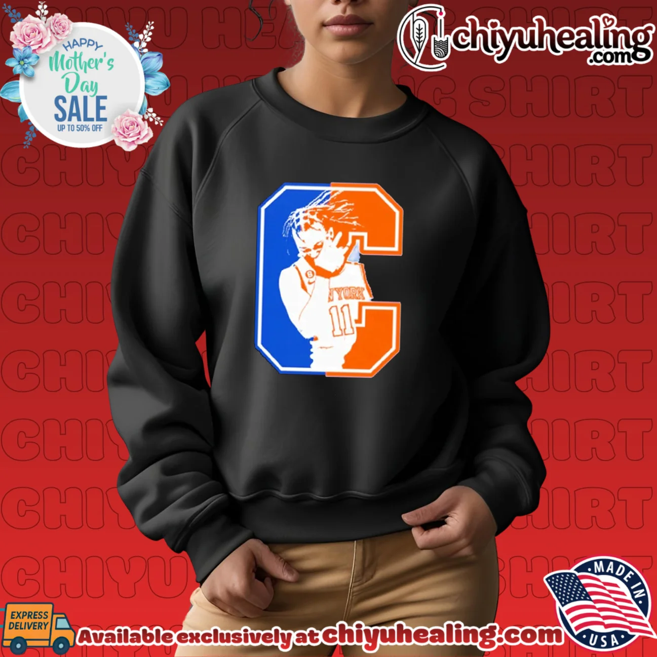 New York Knicks Jalen Brunson C graphic timeless shirt & hoodie | Modern Street Style New York Knicks Jalen Brunson C graphic