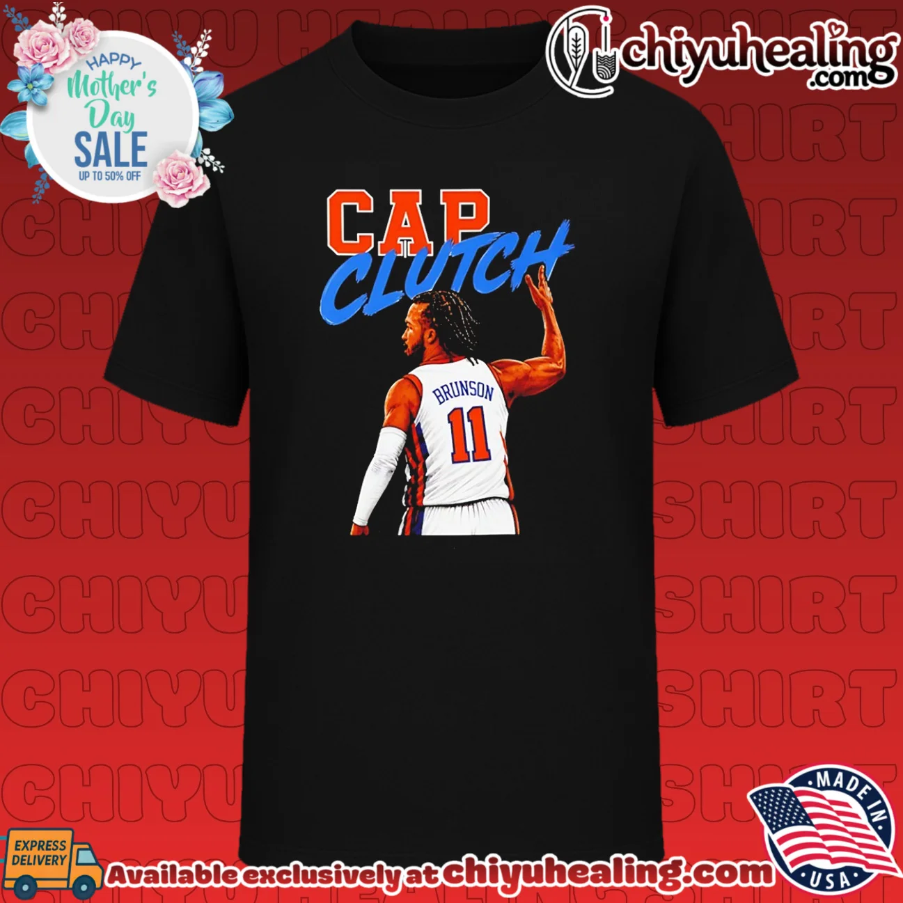 New York Knicks Jalen Brunson Cap Clutch Graphic