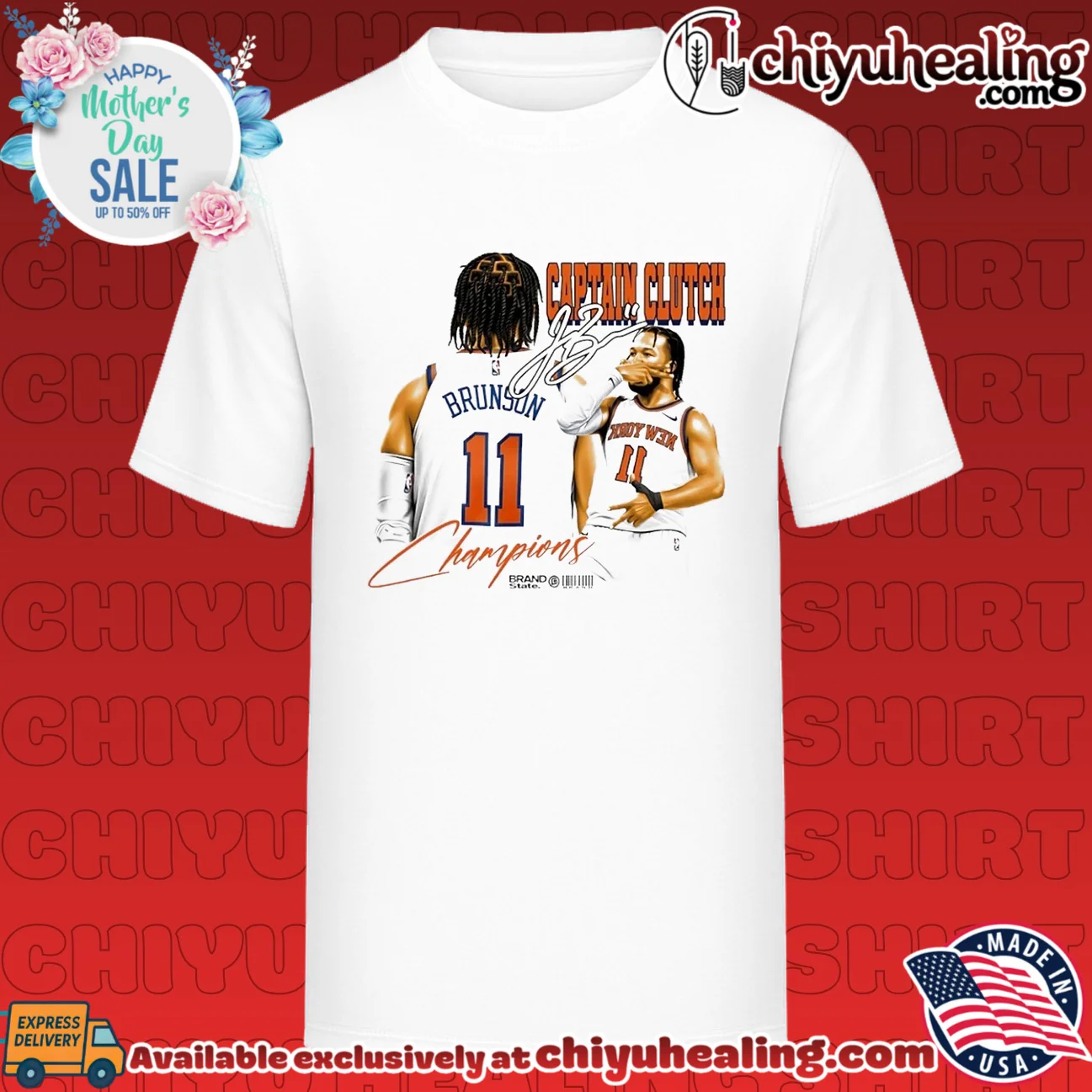 New York Knicks Jalen Brunson captain clutch signature