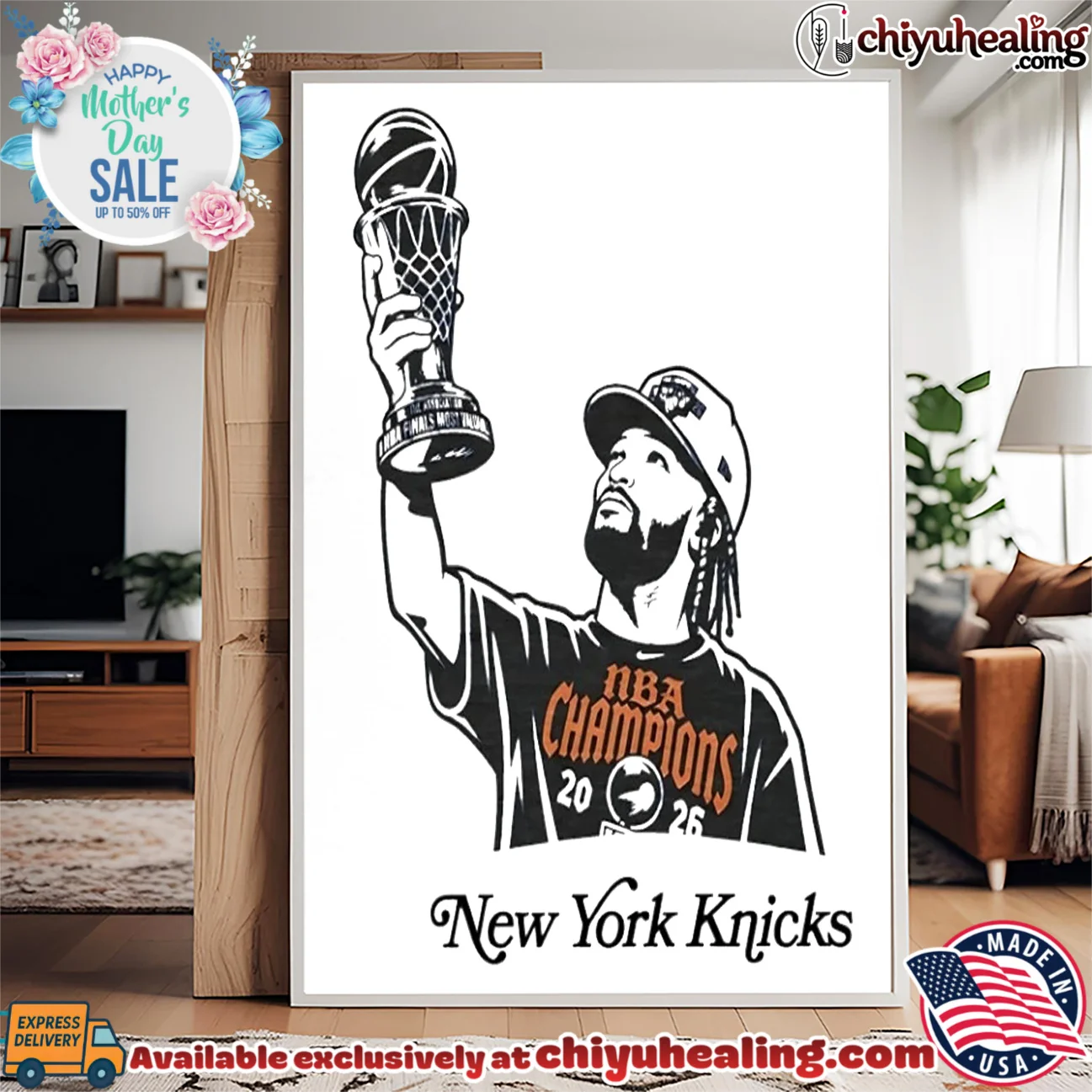 New York Knicks Jalen Brunson raising trophy vintage shirt & hoodie New York Knicks Jalen Brunson raising trophy vintage shirt & hoodie