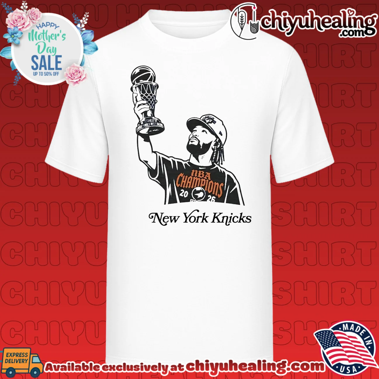 New York Knicks Jalen Brunson raising trophy vintage shirt & hoodie
