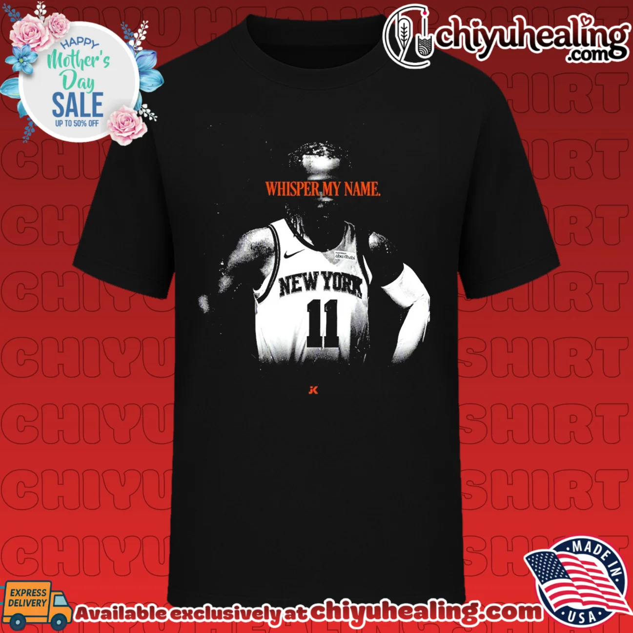New York Knicks Jalen Brunson whisper my name vintage