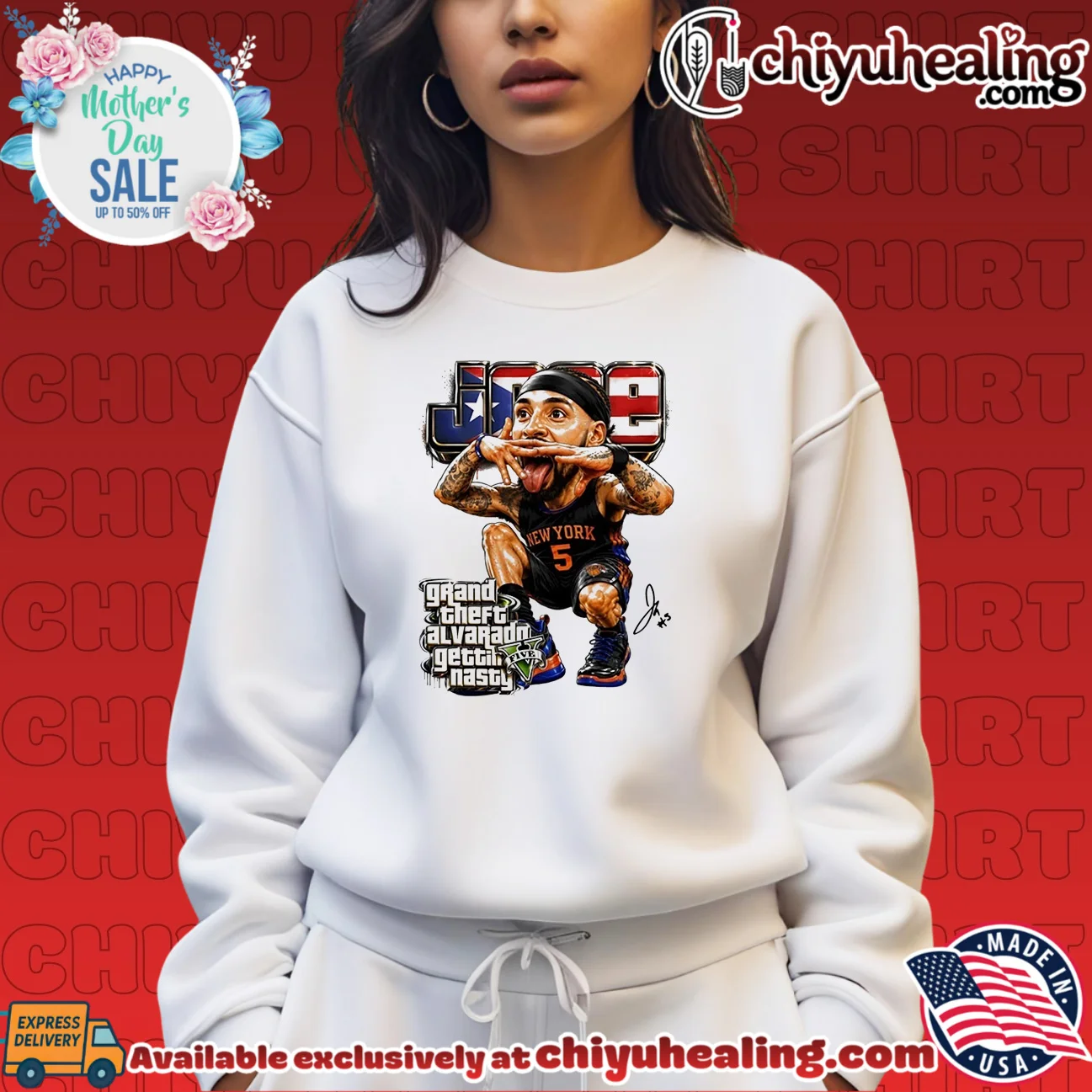 New York Knicks Jose Alvarado GTA getting nasty caricature shirt authentic shirt & hoodie | Gift Idea 2026 New York Knicks Jose Alvarado GTA getting nasty caricature shirt