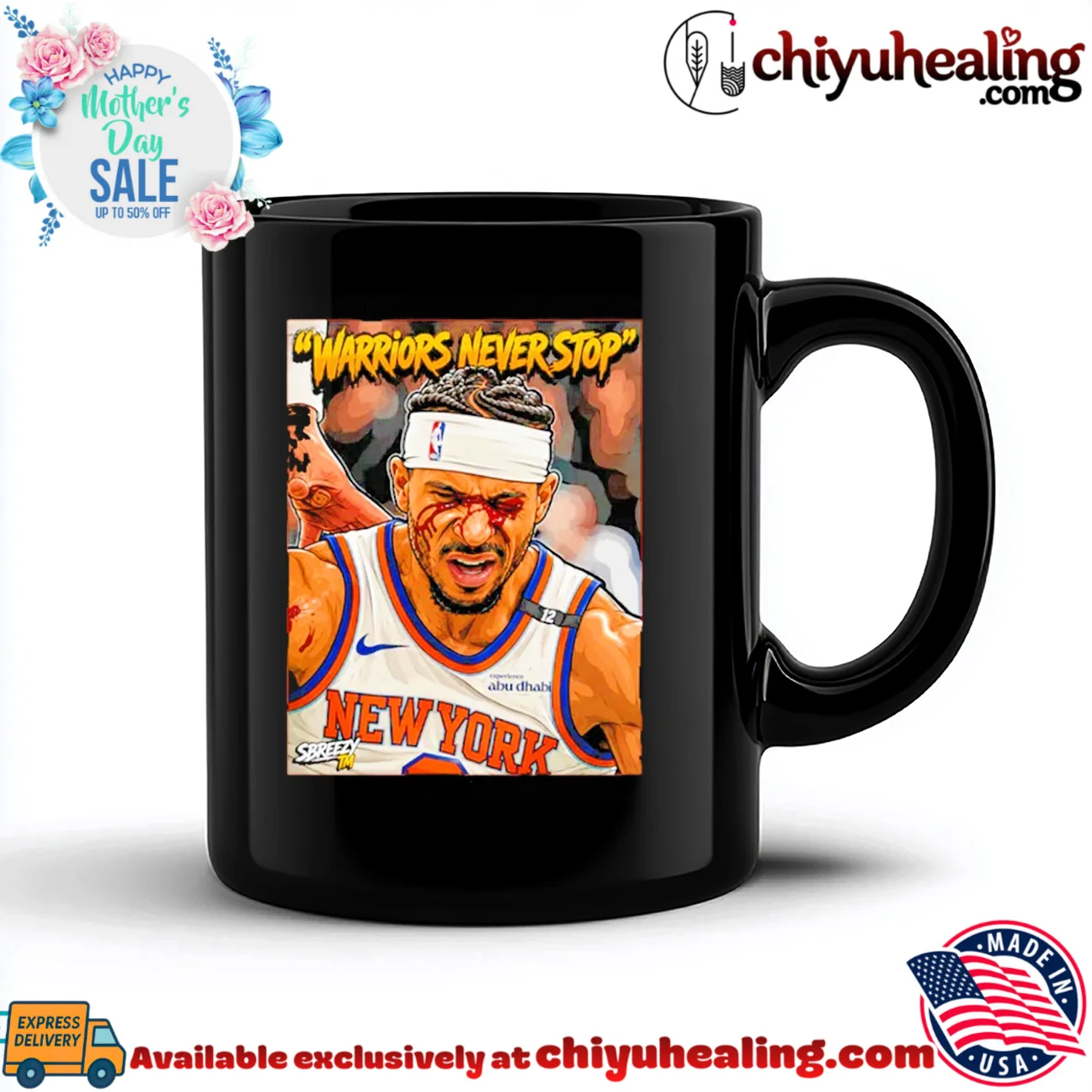 New York Knicks Josh Hart bleeding face warriors never stop vintage shirt & hoodie - Ultimate Tribute Merch New York Knicks Josh Hart bleeding face warriors never stop
