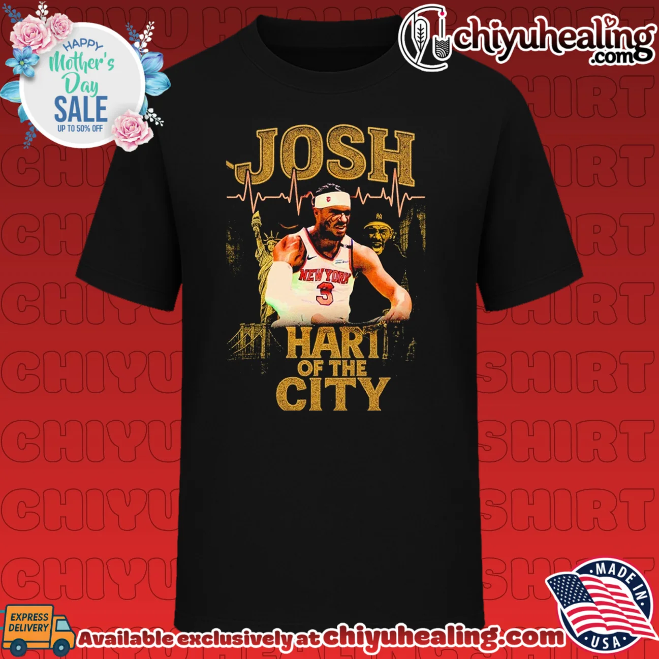 New York Knicks Josh Hart of the city vintage