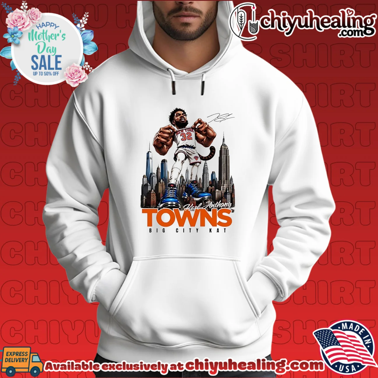 New York Knicks Karl Anthony Towns big city KAT cartoon signature shirt ultimate shirt & hoodie - Everyday Fit New York Knicks Karl Anthony Towns big city KAT cartoon signature shirt ultimate shirt & hoodie - Everyday Fit