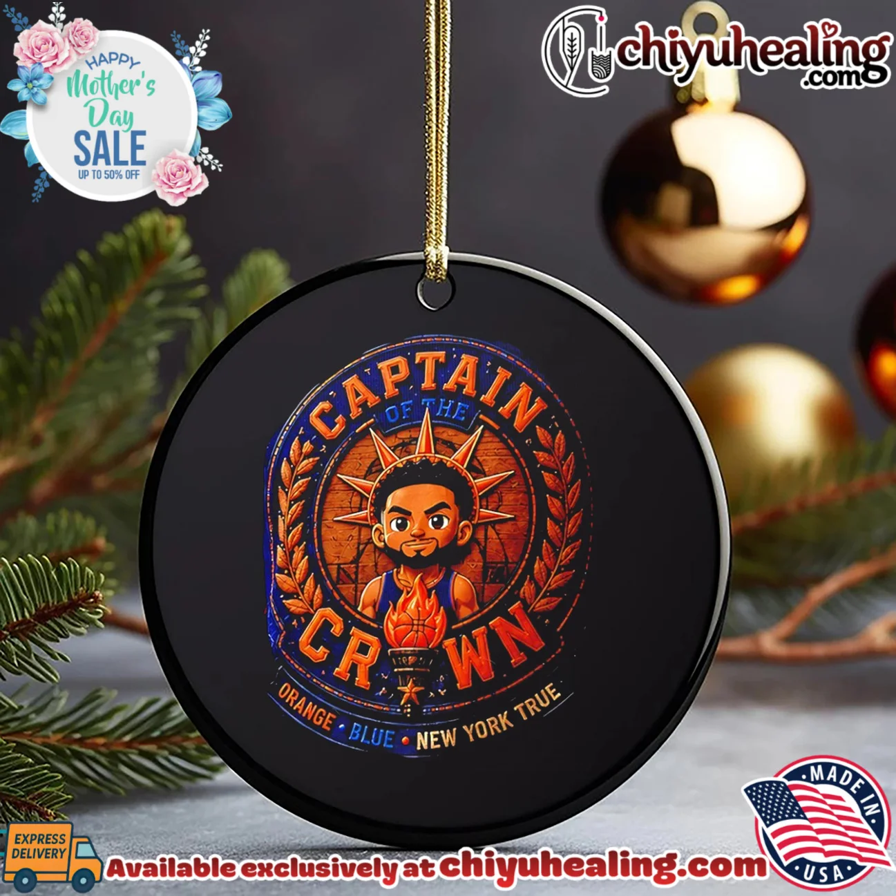 New York Knicks Liberty Captain of the Crown Orange Blue New York True classic shirt & hoodie - New Arrival New York Knicks Liberty Captain of the Crown Orange Blue New York True
