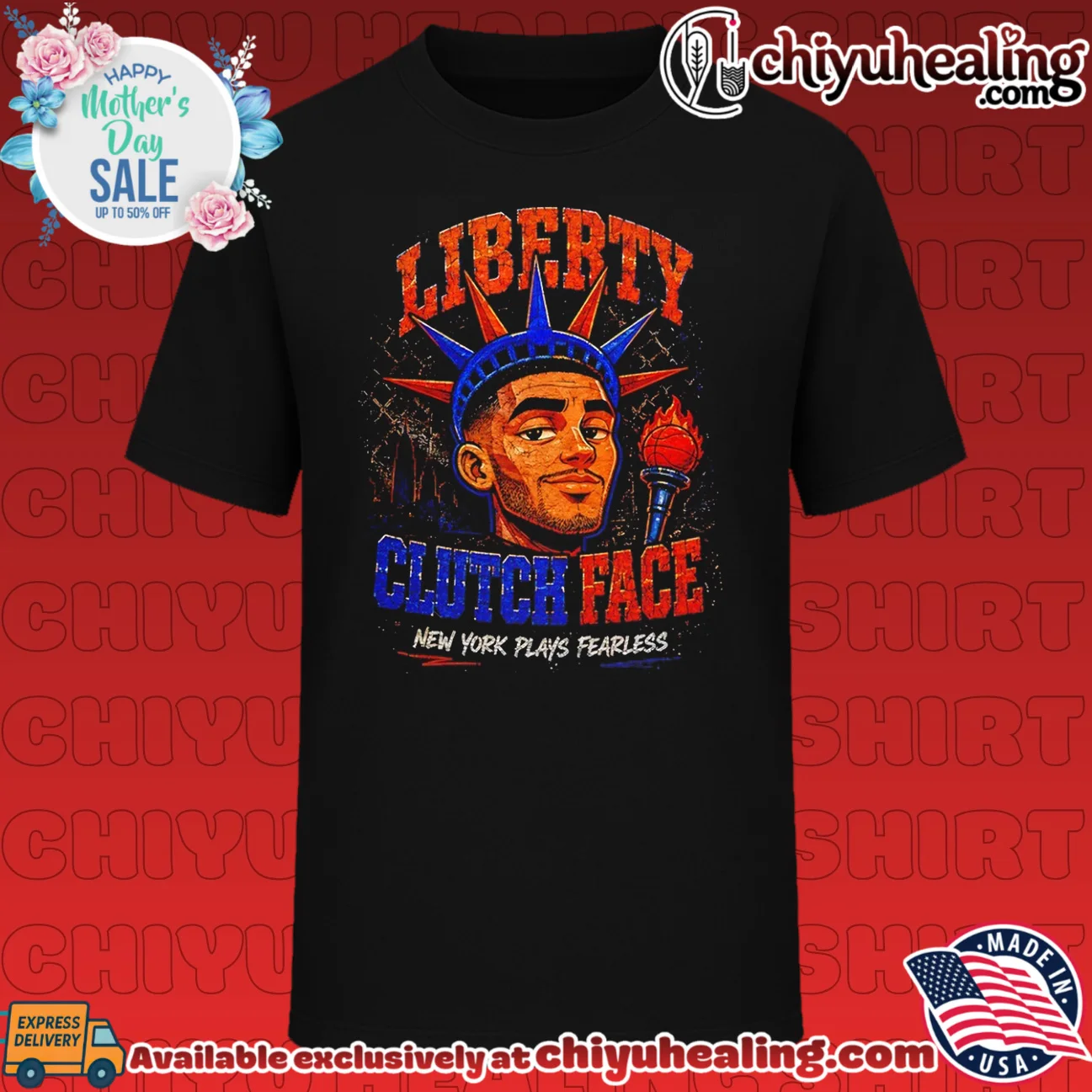 New York Knicks Liberty Clutch Face New York Plays Fearless