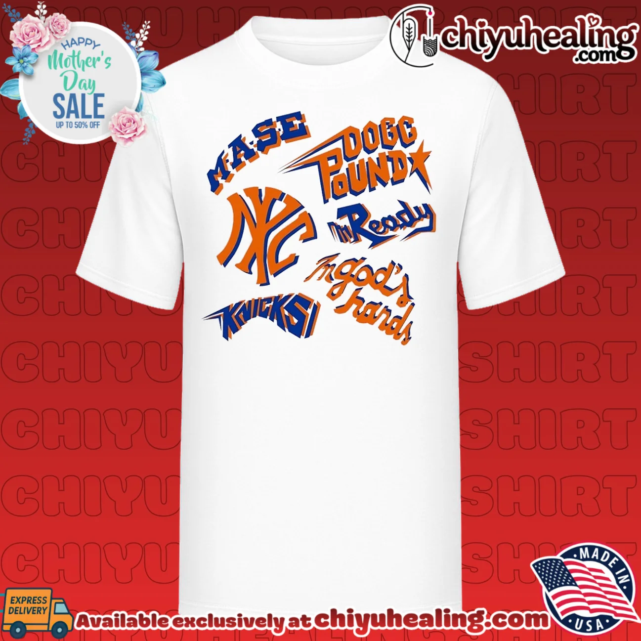New York Knicks logo mase dogg pound shirt