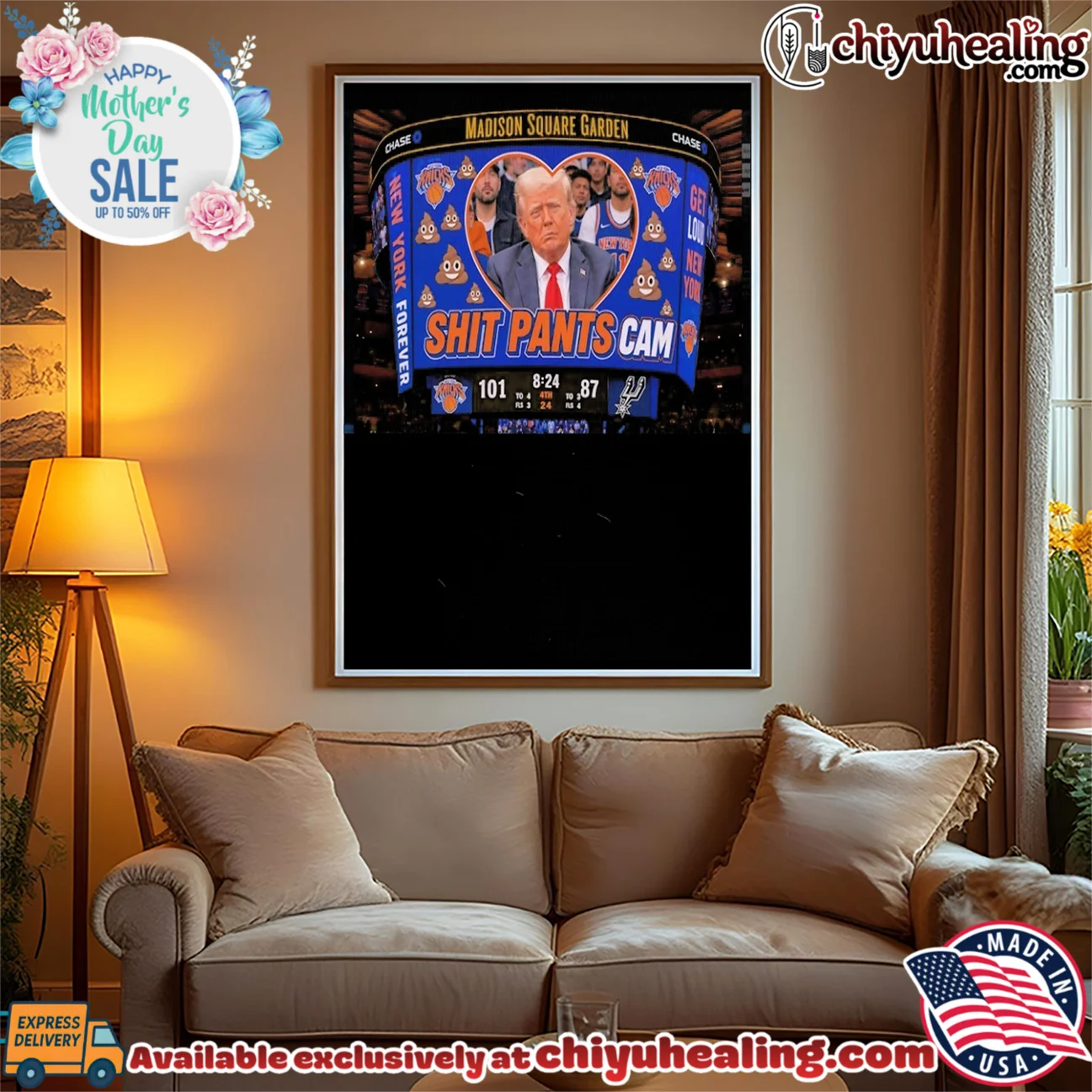 New York Knicks Madison Square Garden shit pants cam of Donald Trump ultimate shirt & hoodie | Iconic Look New York Knicks Madison Square Garden shit pants cam of Donald Trump