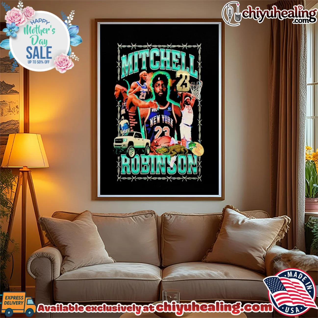 New York Knicks Mitchel Robinson vintage custom shirt & hoodie - Ultimate Gift Edition New York Knicks Mitchel Robinson vintage
