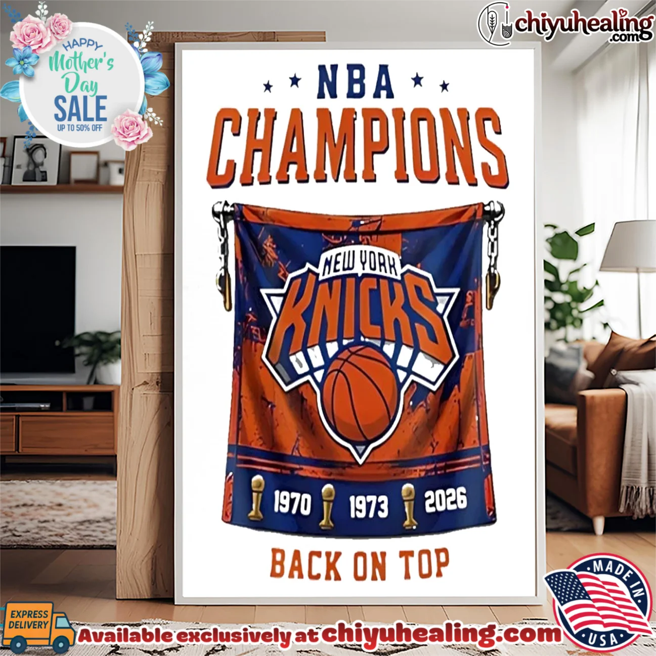 New York Knicks NBA Champions back on top 3 trophies signature shirt & hoodie | Collector Series New York Knicks NBA Champions back on top 3 trophies