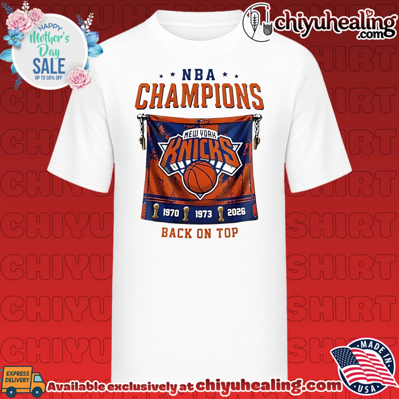 New York Knicks NBA Champions back on top 3 trophies
