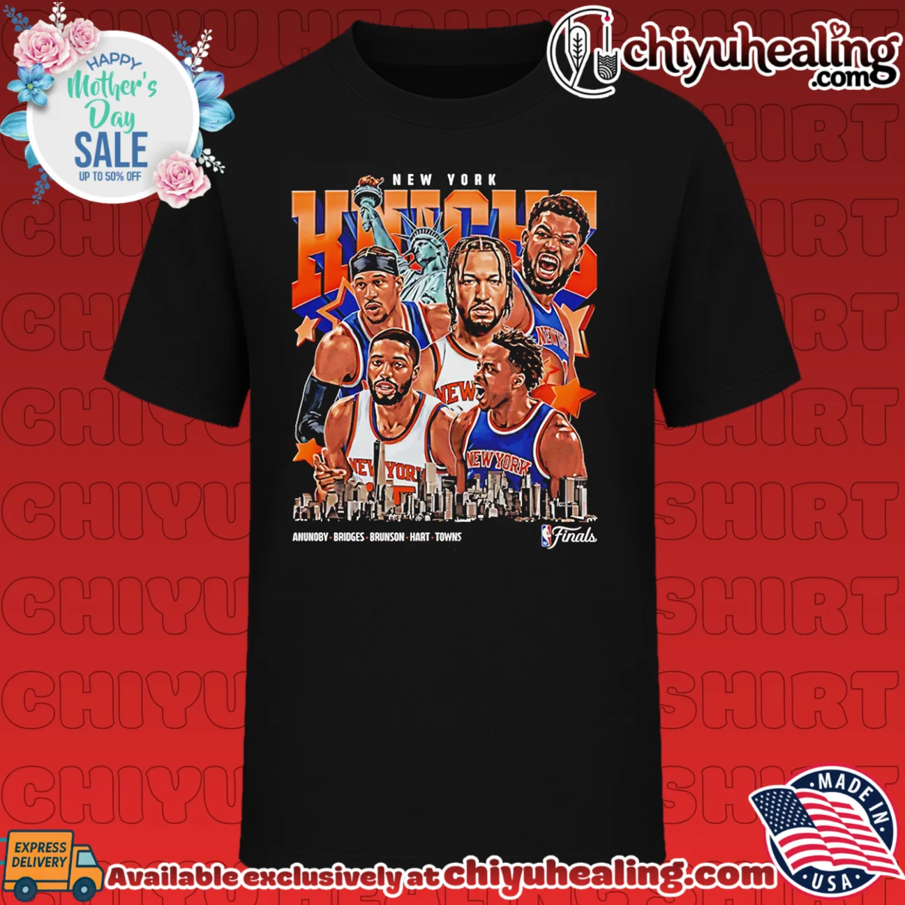 New York Knicks NBA Finals 2026 Collage skyline