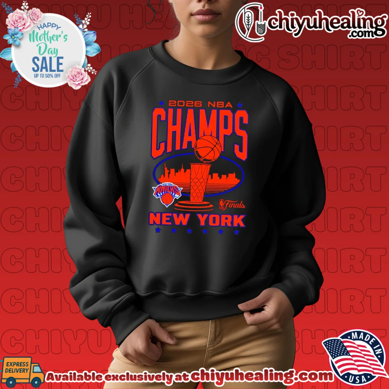 New York Knicks NBA Finals Champions 2026 Trophy Skyline bespoke shirt & hoodie | Collector Series New York Knicks NBA Finals Champions 2026 Trophy Skyline