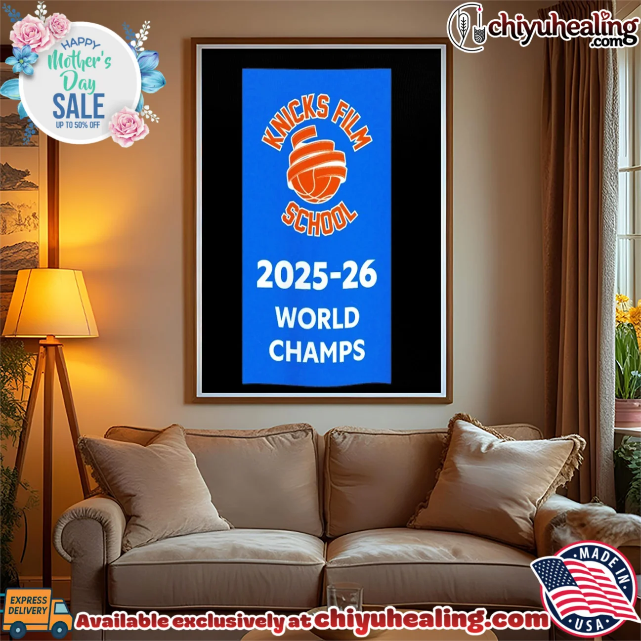 New York Knicks NBA World Champions 2026 Raise the Banner official shirt & hoodie | Iconic Look New York Knicks NBA World Champions 2026 Raise the Banner