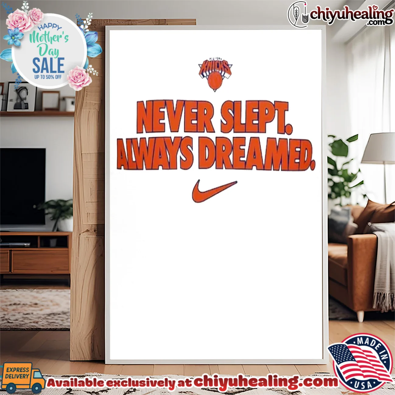 New York Knicks Never Slept Always Dreamed timeless shirt & hoodie | Exclusive Fan Gear New York Knicks Never Slept Always Dreamed