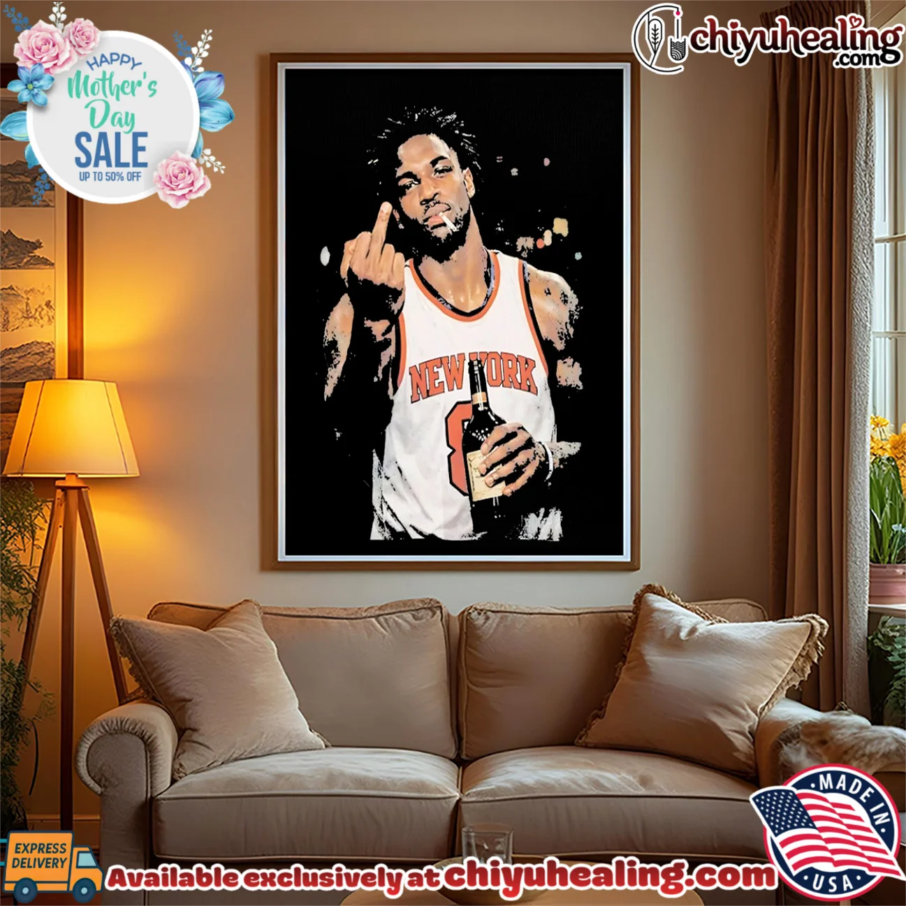 New York Knicks OG Anunoby middle finger iconic shirt & hoodie - Ultimate Tribute Merch New York Knicks OG Anunoby middle finger