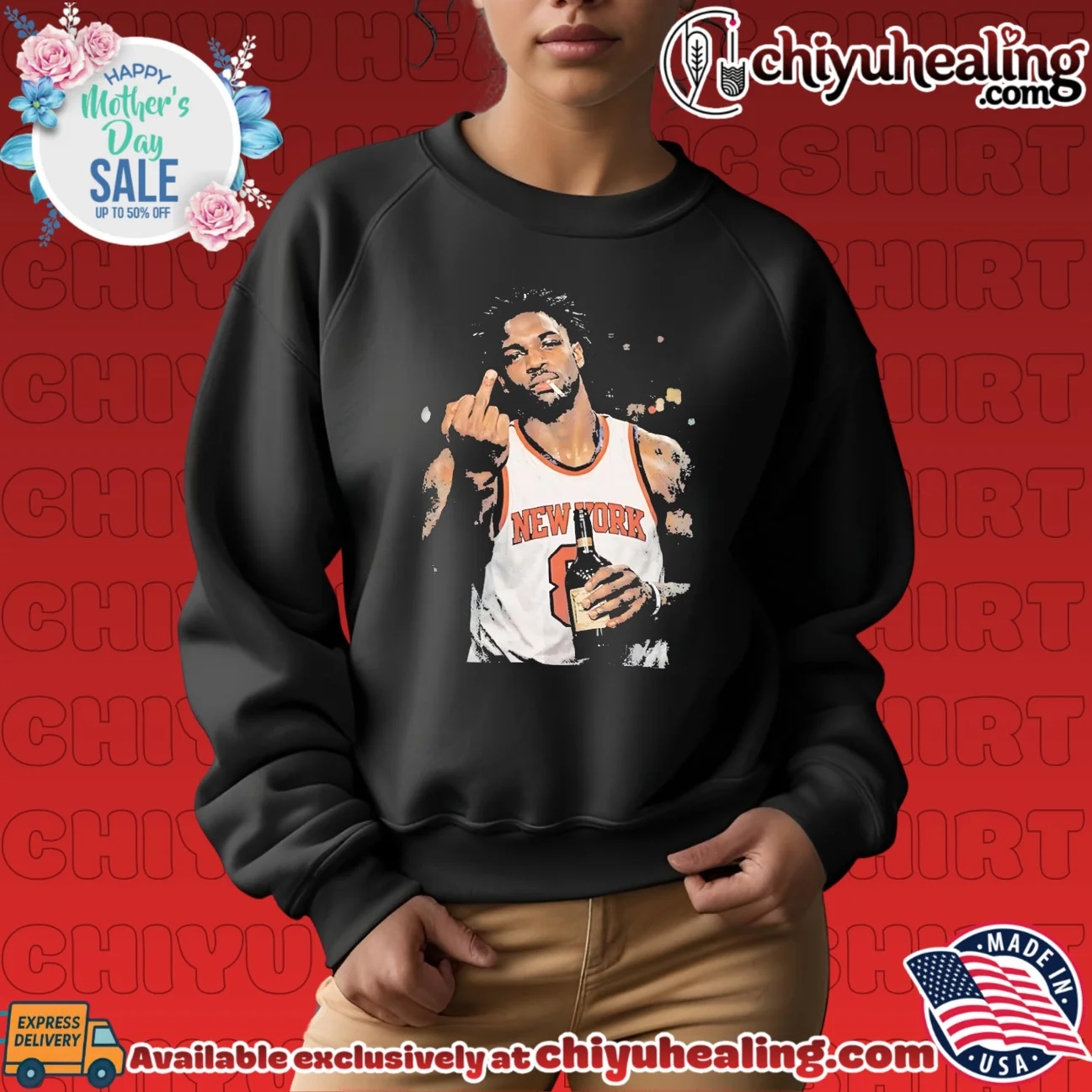 New York Knicks OG Anunoby middle finger iconic shirt & hoodie - Ultimate Tribute Merch New York Knicks OG Anunoby middle finger