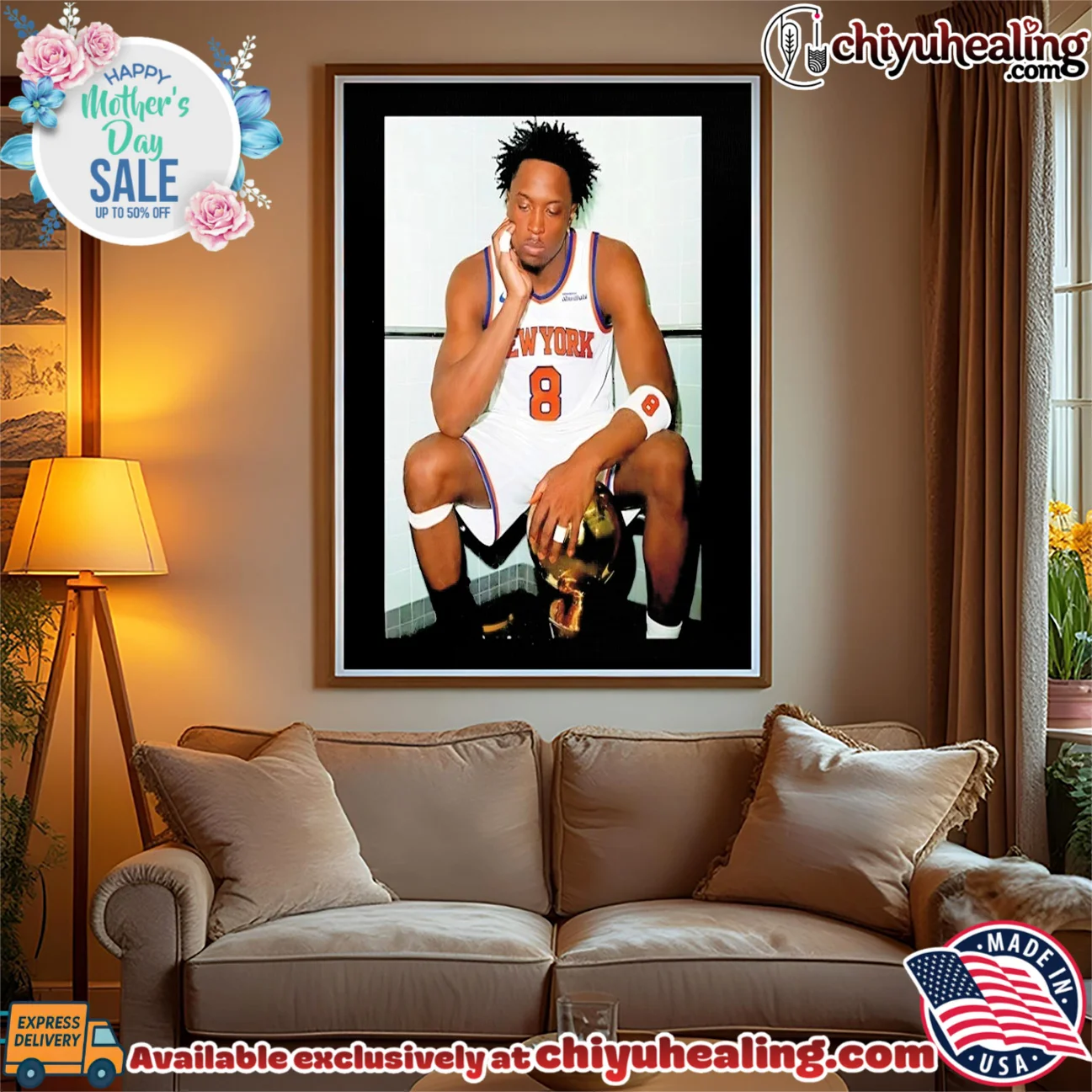 New York Knicks OG Anunoby sitting with trophy timeless shirt & hoodie - Perfect Fan Gift New York Knicks OG Anunoby sitting with trophy
