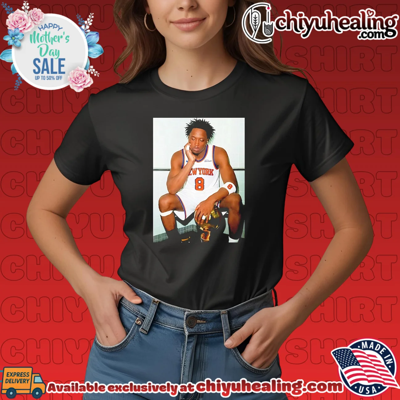 New York Knicks OG Anunoby sitting with trophy timeless shirt & hoodie - Perfect Fan Gift New York Knicks OG Anunoby sitting with trophy
