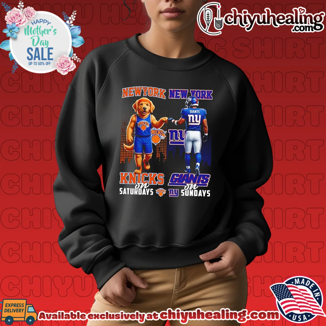 New York Knicks on Saturdays and New York Giants on Sundays shirt essential shirt & hoodie | Exclusive Fan Gear New York Knicks on Saturdays and New York Giants on Sundays shirt