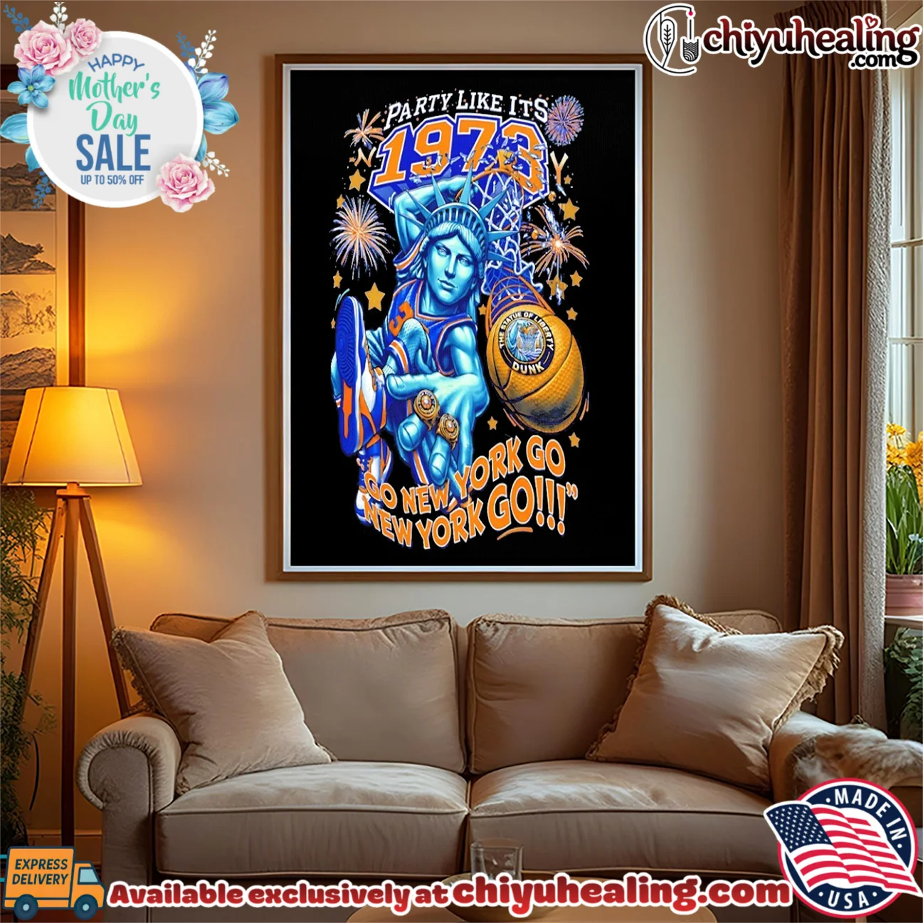 New York Knicks Party Like It's 1973 go New York go shirt iconic shirt & hoodie | Exclusive Fan Gear New York Knicks Party Like It's 1973 go New York go shirt