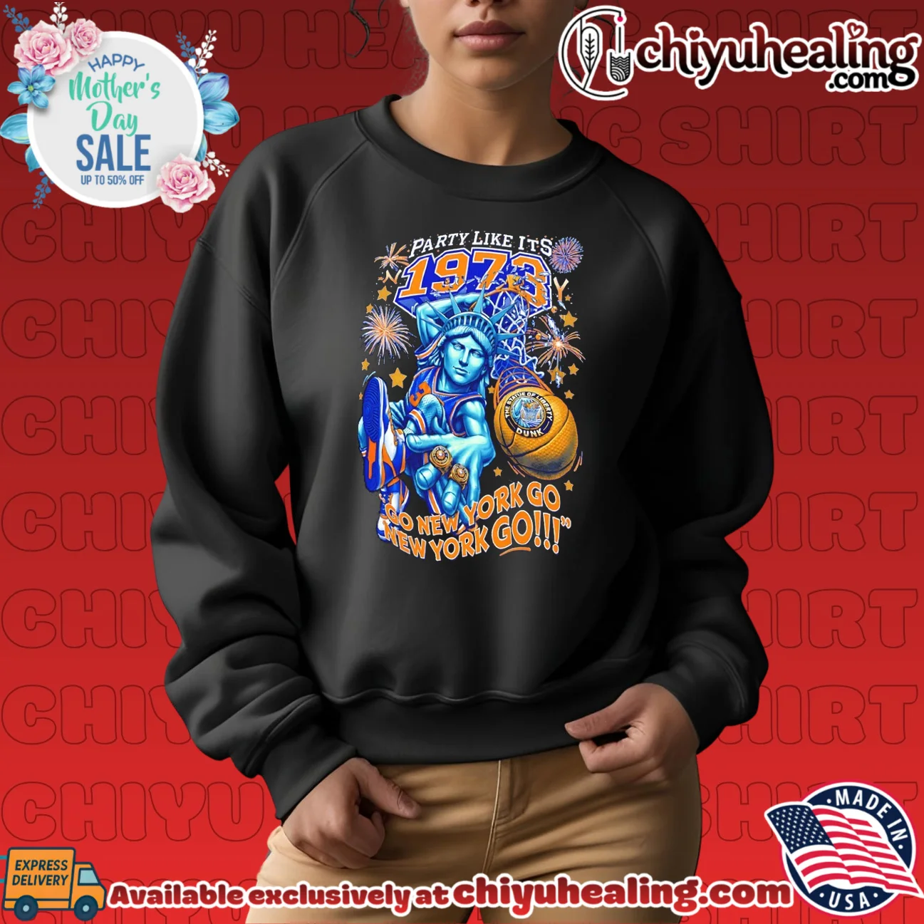 New York Knicks Party Like It's 1973 go New York go shirt iconic shirt & hoodie | Exclusive Fan Gear New York Knicks Party Like It's 1973 go New York go shirt