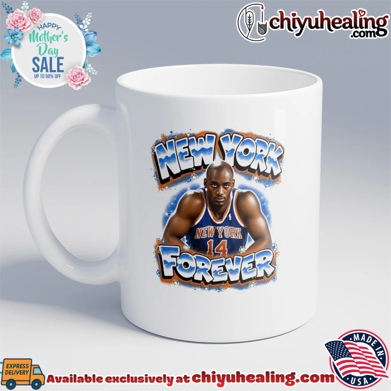 New York Knicks player number 14 Anothony Mason portrait shirt custom shirt & hoodie | Exclusive Fan Gear New York Knicks player number 14 Anothony Mason portrait shirt