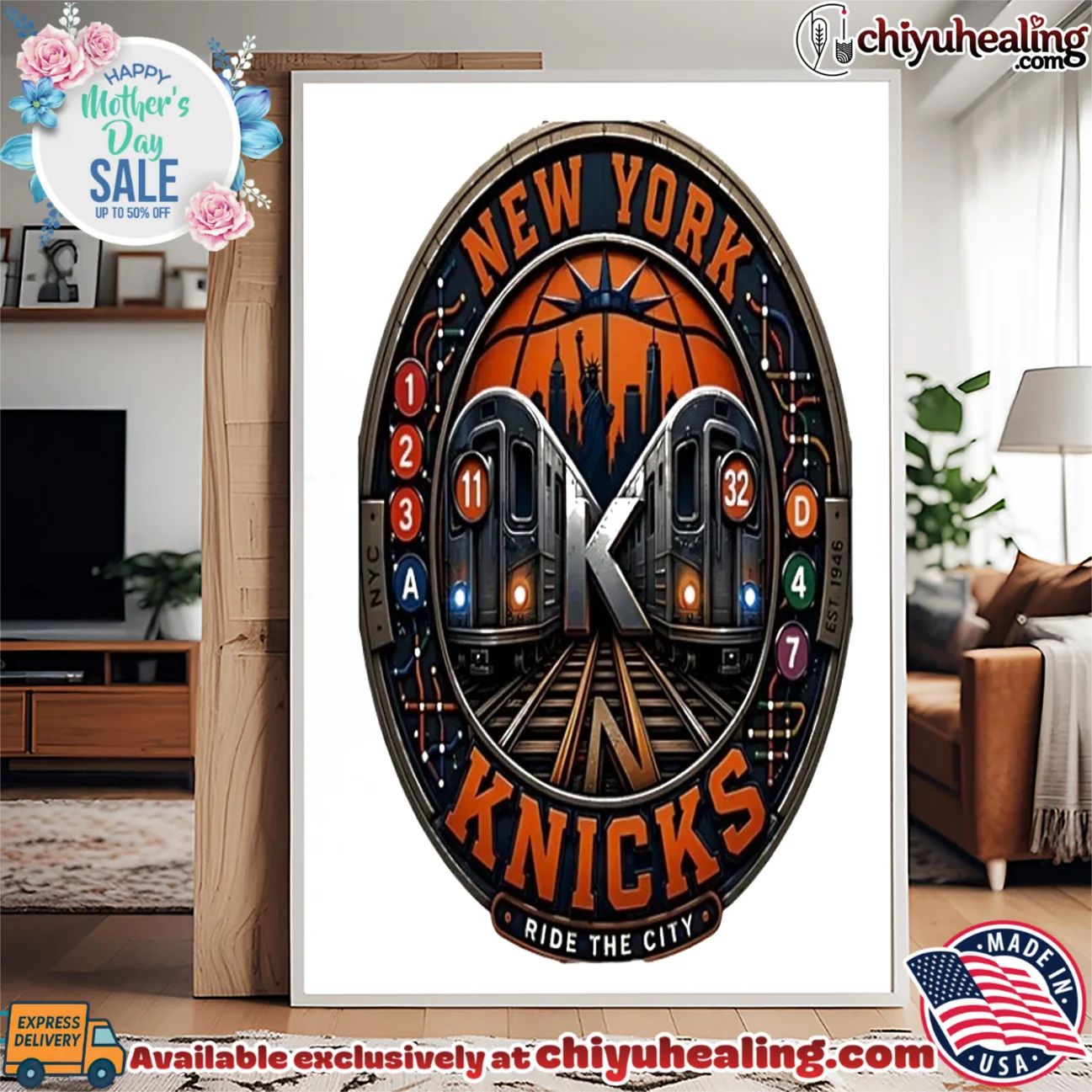 New York Knicks ride the city illustration limited shirt & hoodie | IP Merchandise New York Knicks ride the city illustration