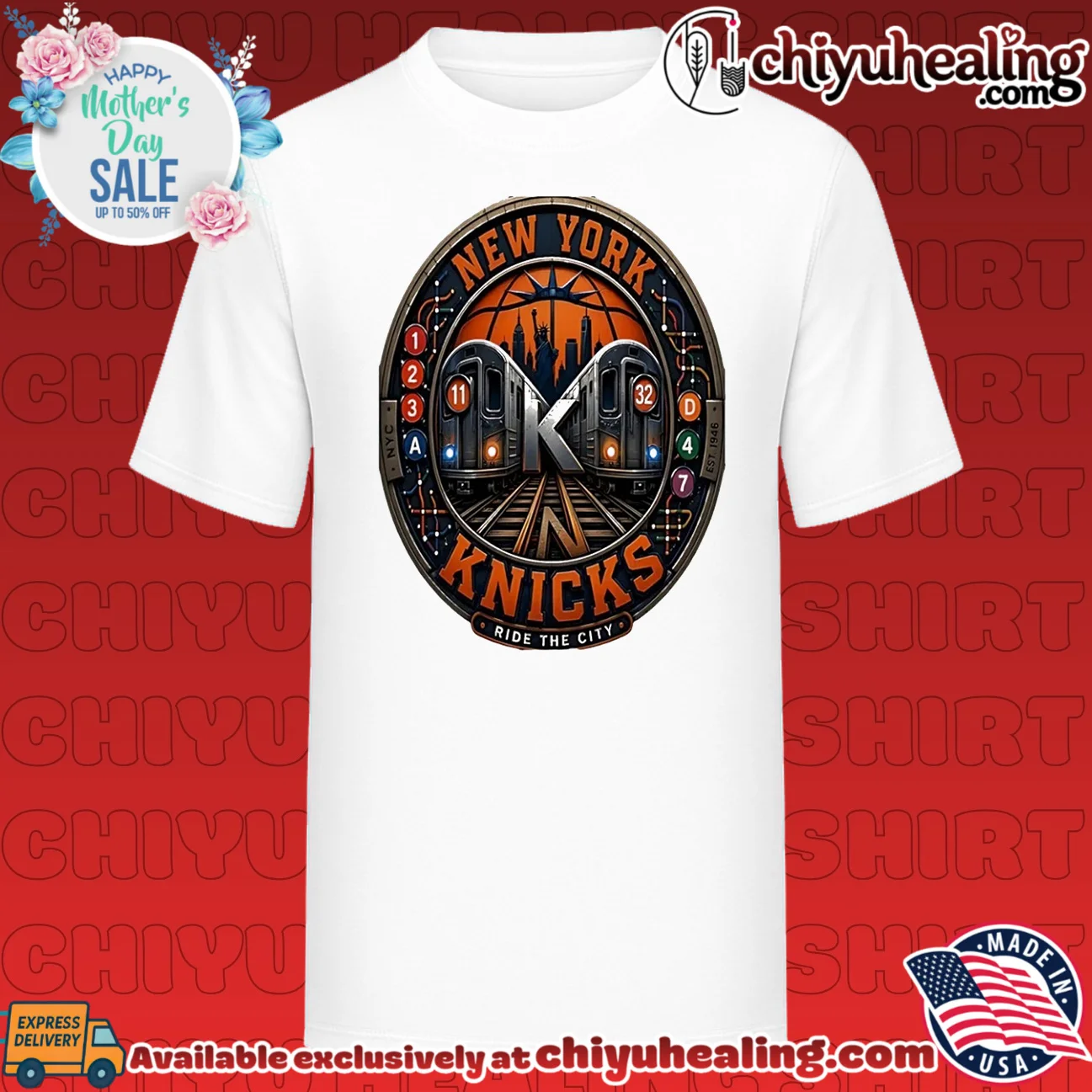 New York Knicks ride the city illustration