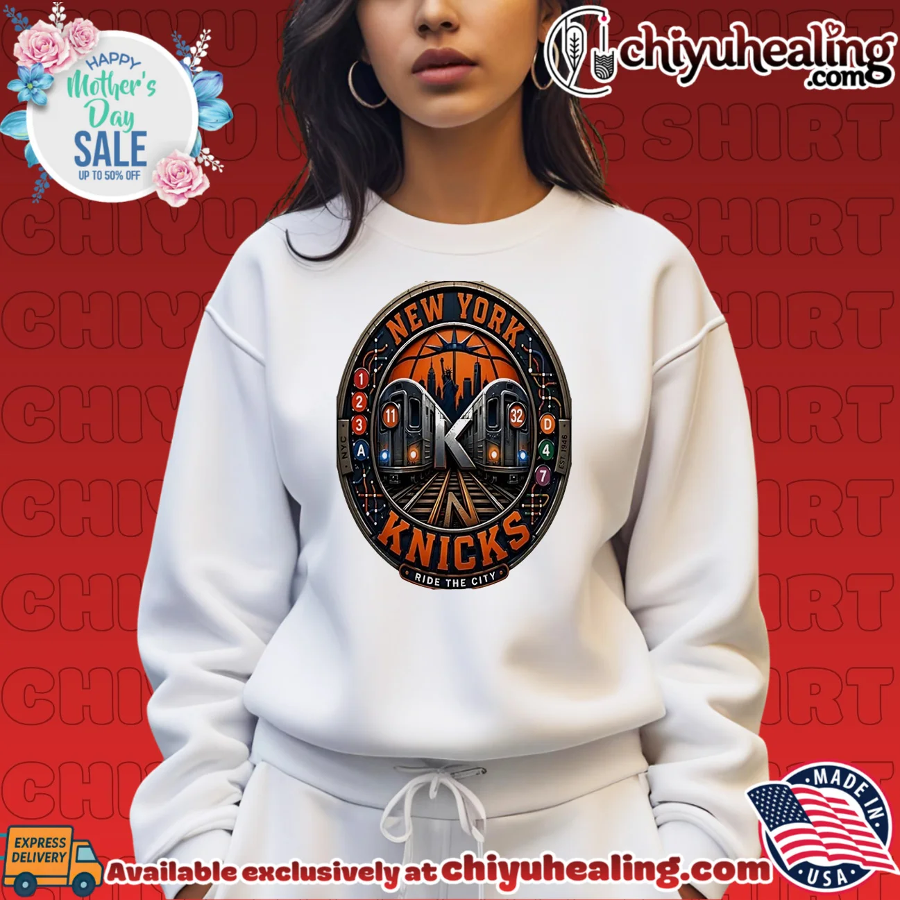 New York Knicks ride the city illustration limited shirt & hoodie | IP Merchandise New York Knicks ride the city illustration