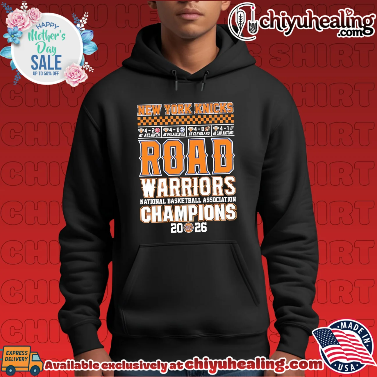 New York Knicks road warriors National Basketball Association Champions 2026 epic shirt & hoodie - The Fan Collection New York Knicks road warriors National Basketball Association Champions 2026 epic shirt & hoodie - The Fan Collection