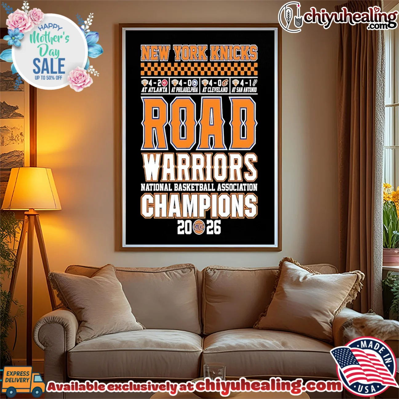 New York Knicks road warriors National Basketball Association Champions 2026 epic shirt & hoodie - The Fan Collection New York Knicks road warriors National Basketball Association Champions 2026