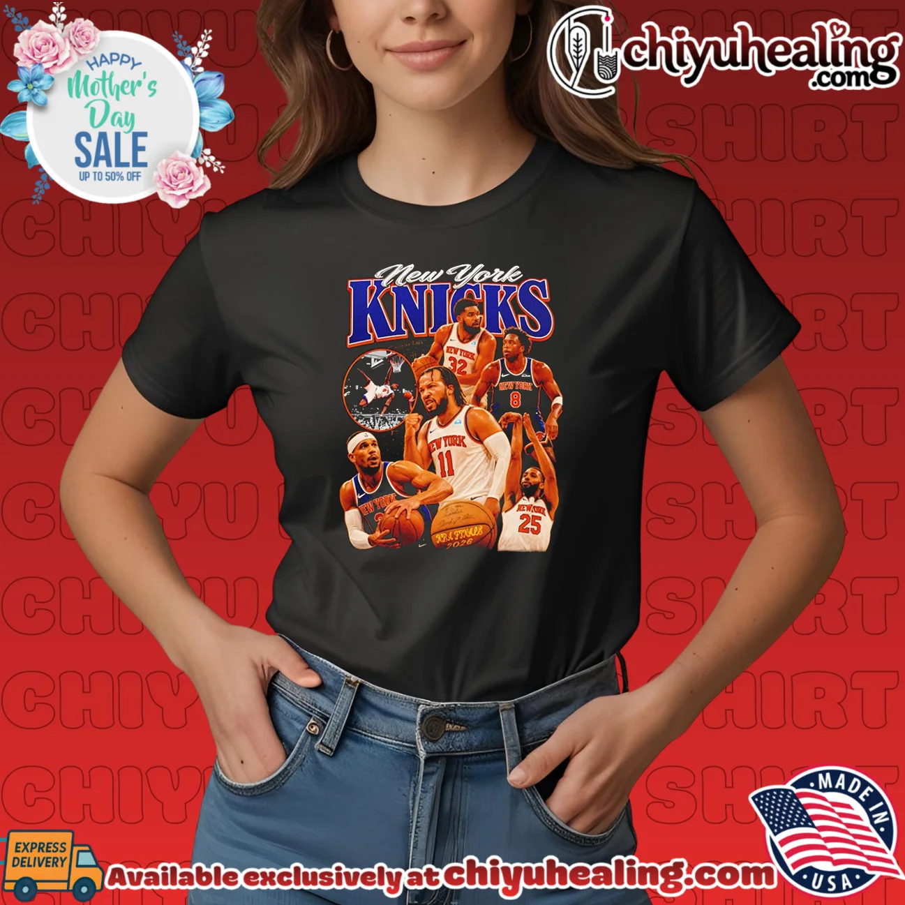 New York Knicks Starting Five 2026 NBA Finals authentic shirt & hoodie | Limited Stock Edition New York Knicks Starting Five 2026 NBA Finals