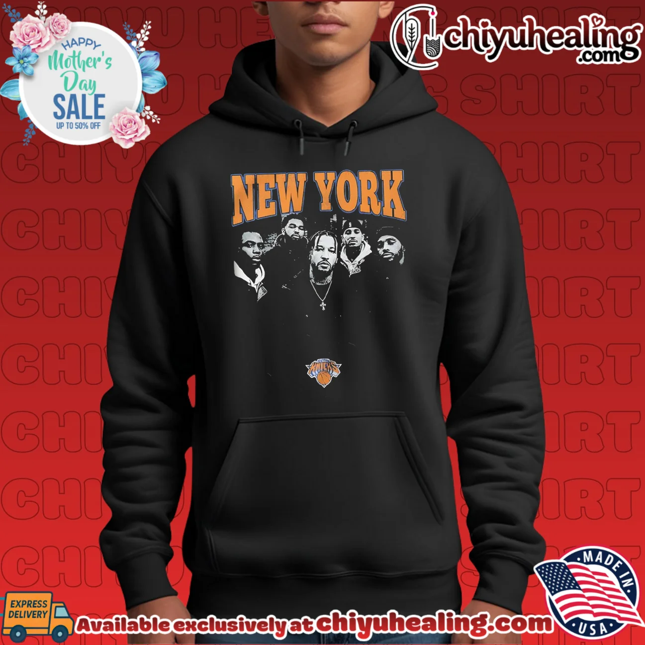 New York Knicks team members portrait iconic shirt & hoodie | Iconic Look New York Knicks team members portrait iconic shirt & hoodie | Iconic Look